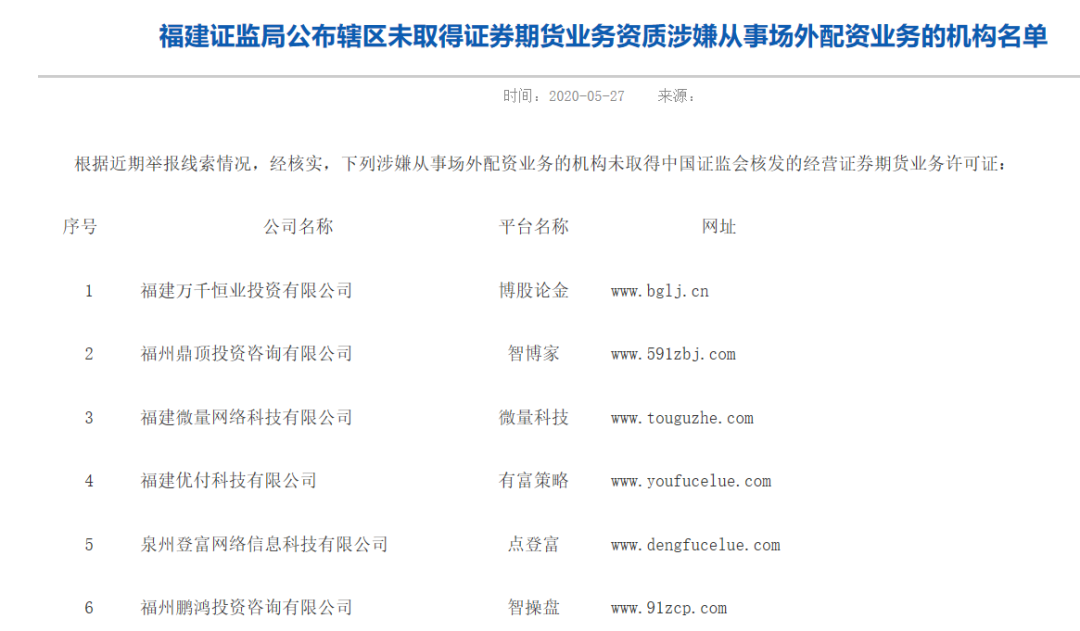 线上股票配资_场外配资黑名单_非法配资平台风险