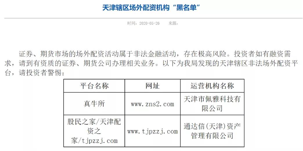 场外配资黑名单 _ 四地证监局 _炒股配资之家