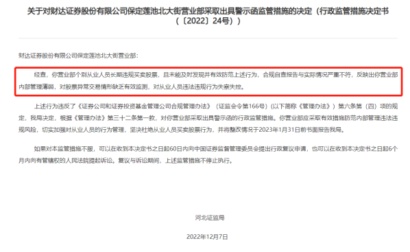 炒股配资门户_券商员工违规炒股罚款_中信建投招商证券违规炒股