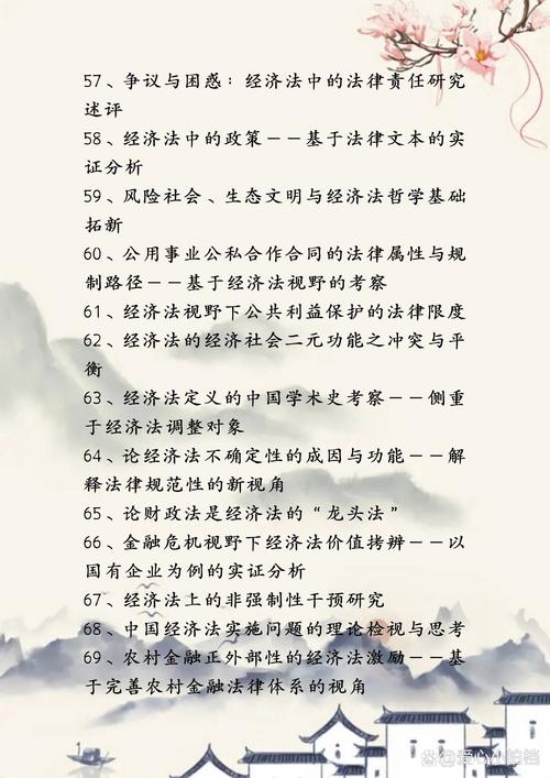 经济法法理学命题正当性如何印证？部门法思潮奠定啥基础？148选题来了
