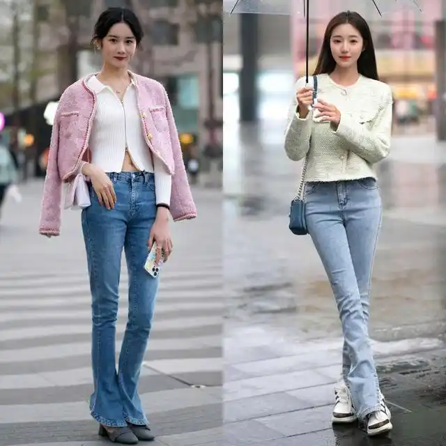 短款上衣春季搭配_截短款上衣街拍趋势_杭州中年女性穿搭