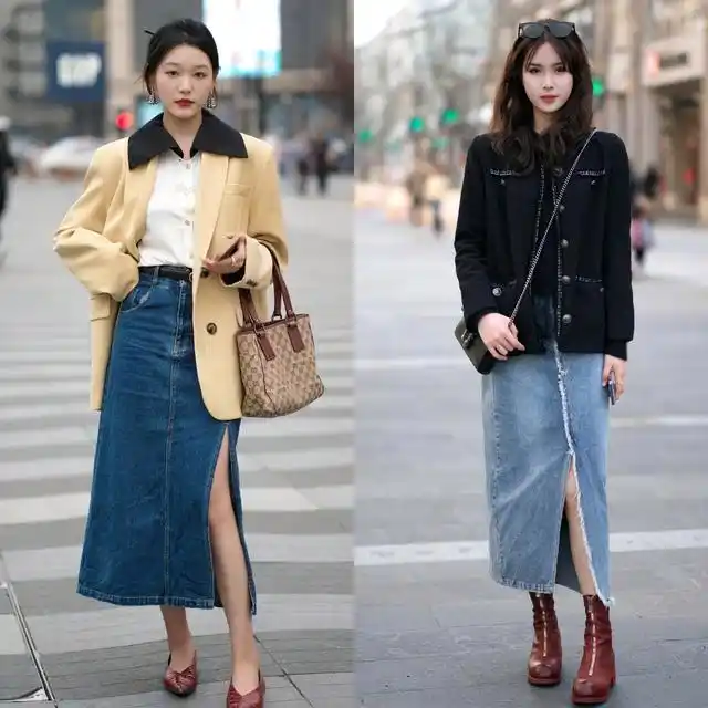 截短款上衣街拍趋势_杭州中年女性穿搭_短款上衣春季搭配