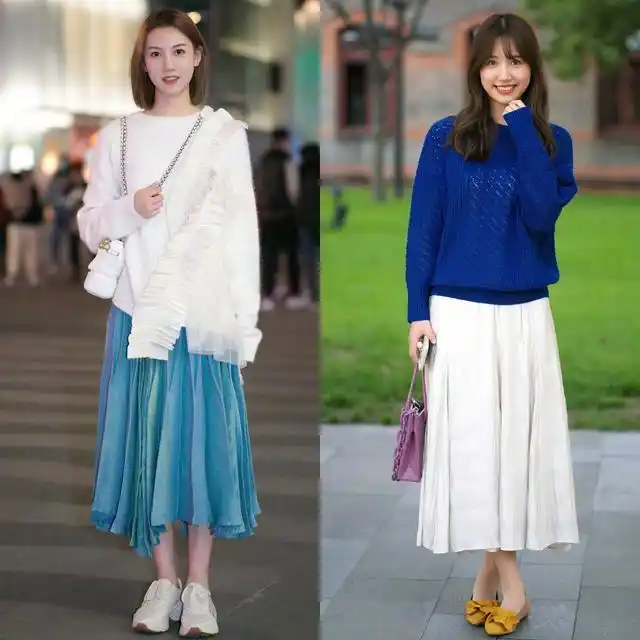 截短款上衣街拍趋势_短款上衣春季搭配_杭州中年女性穿搭