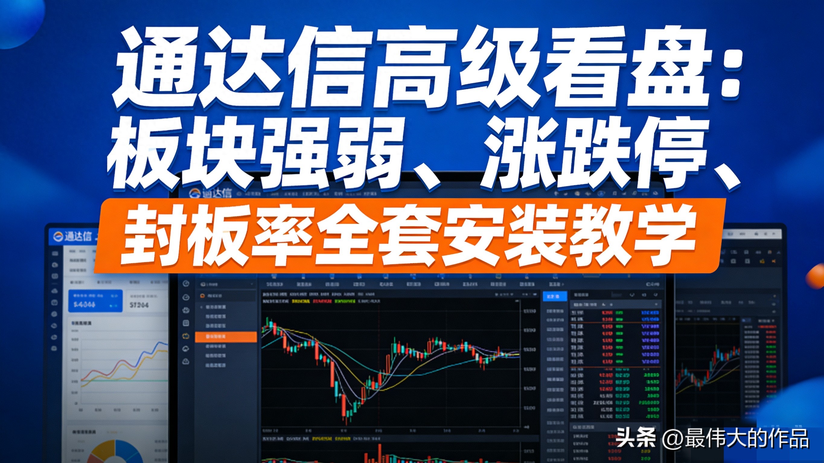 通达信看盘系统教程，让你看清板块轮动和市场情绪