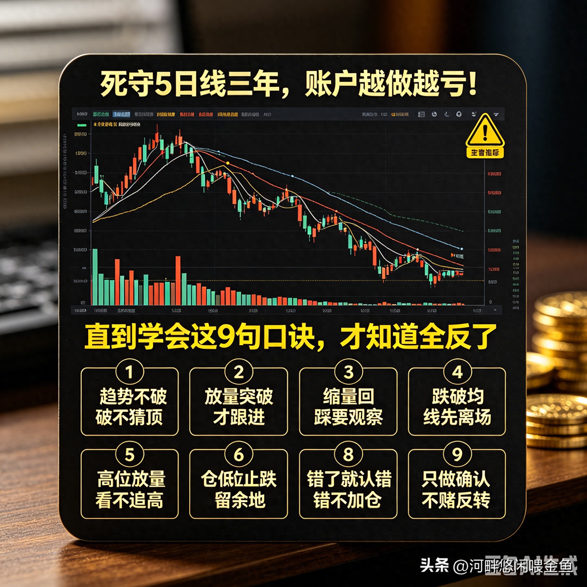 阴线阳线均线用法大揭秘！摆脱死套规则，9句口诀助你盈利